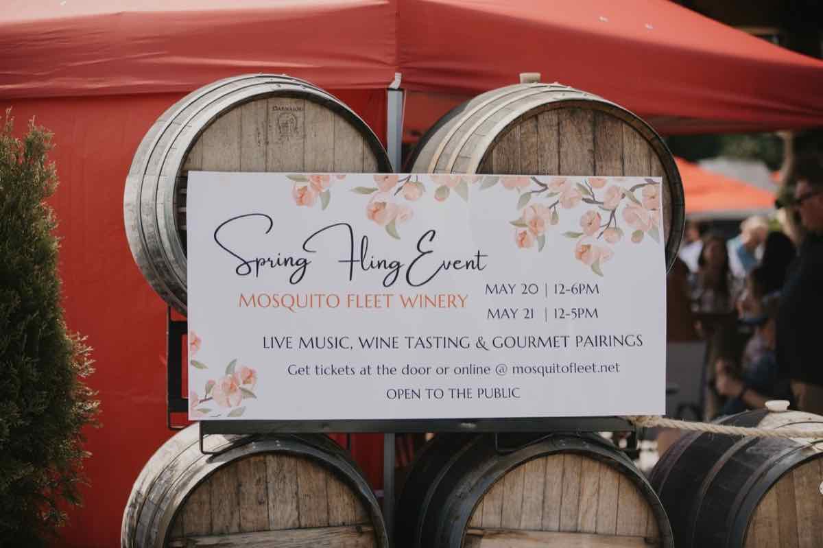 Mosquito Fleet Winery event setup